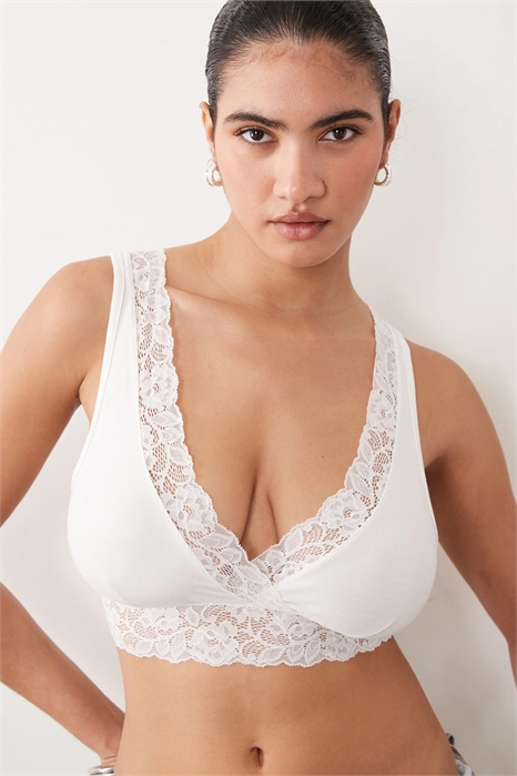 Мягкий кружевной бюстгальтер для кормления от Mamalicious Maternity артикул 153748849