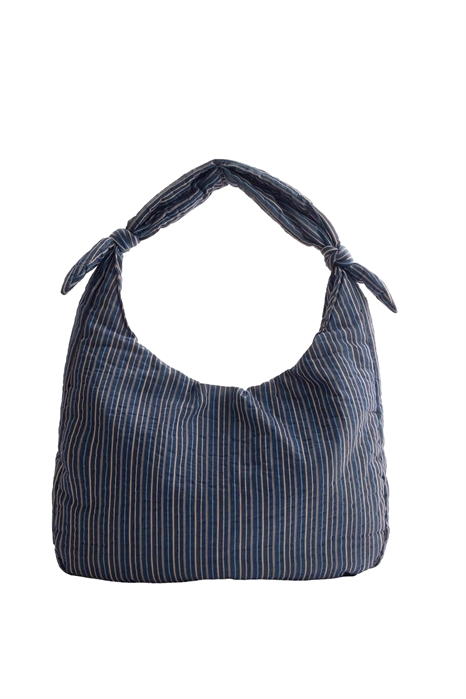 Полосатая сумка с узлом артикул 156591328