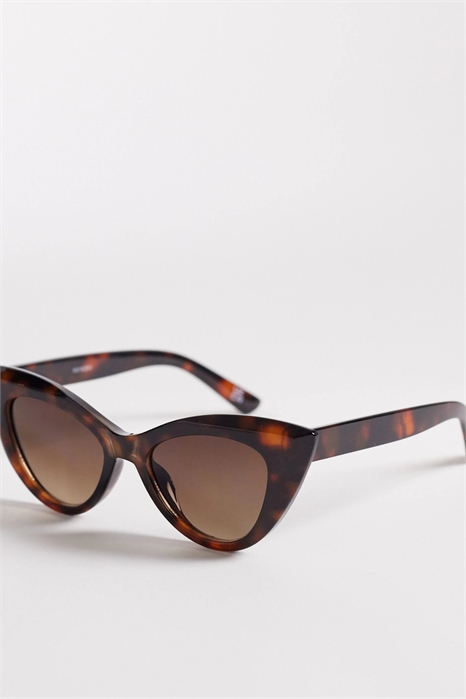 Очки в стиле «кошачий глаз» с завышенной оправой артикул 153192953