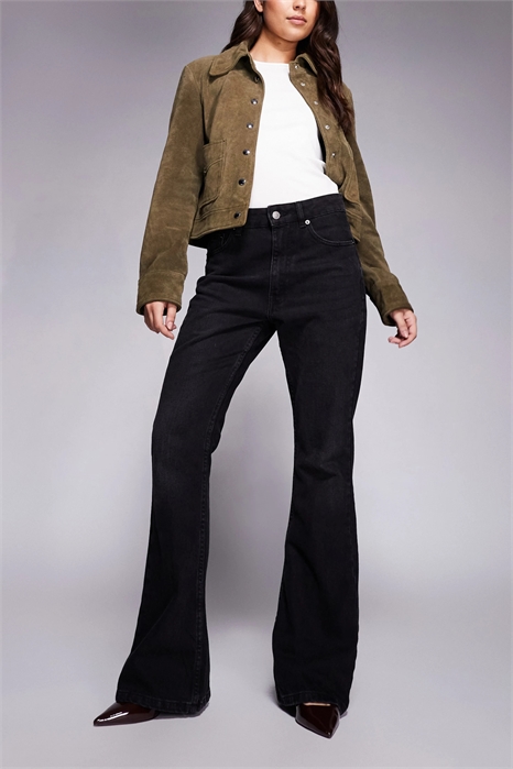 Джинсы-клёш 90-х артикул 150344783