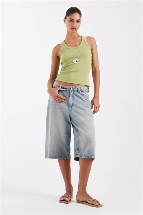 Джинсовые шорты-багги «Киото» артикул 154134431