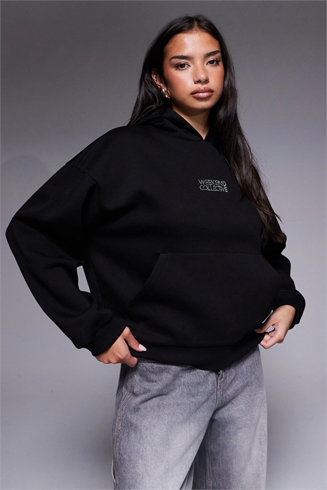 Толстовка Weekend Collective с аппликацией из страз, нанесенной методом «хотфикс» артикул 151090492