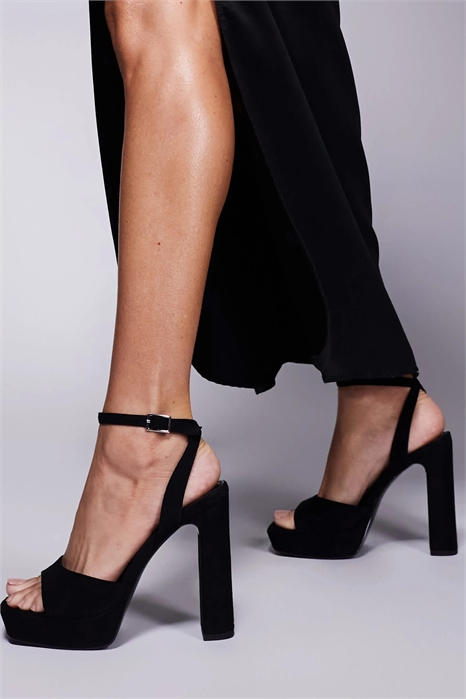 Сандалии на платформе «Wide Fit Naples» с едва заметным каблуком-блок артикул 135601487