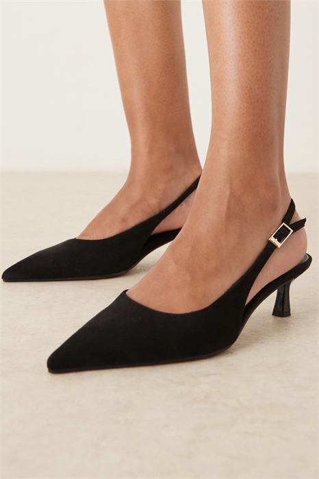 Туфли с открытой пяткой на низком каблуке и широкой колодкой артикул 146856897