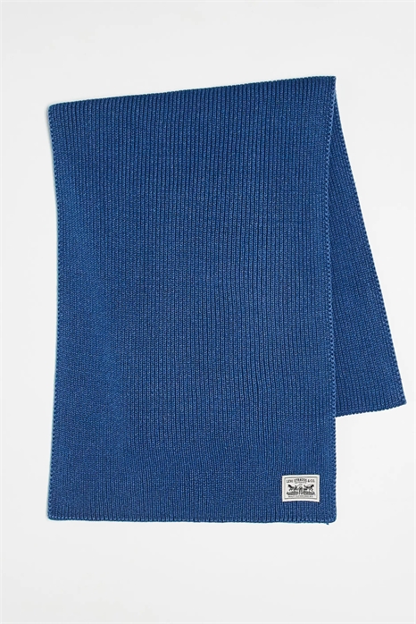 Шарф из трикотажа с накладкой артикул 142169025