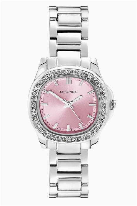 Часы Octaire с 30-миллиметровым циферблатом, серебристые артикул 152188760