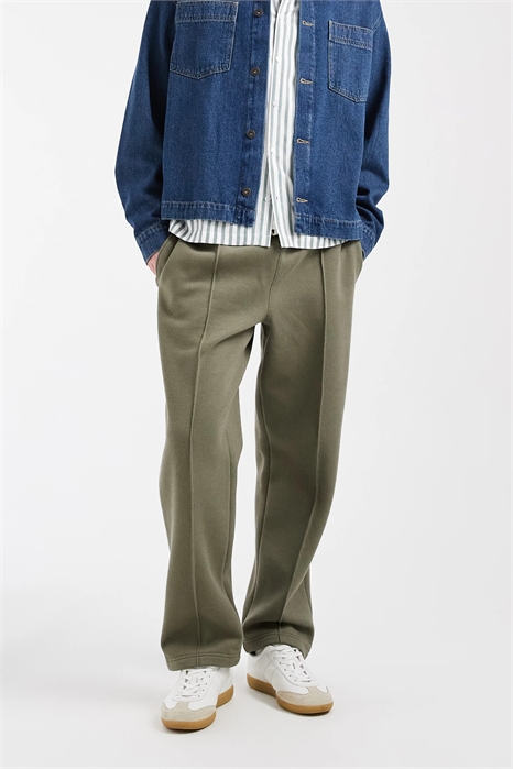 Джоггеры из пике с прямыми брючинами co-ord артикул 156270201