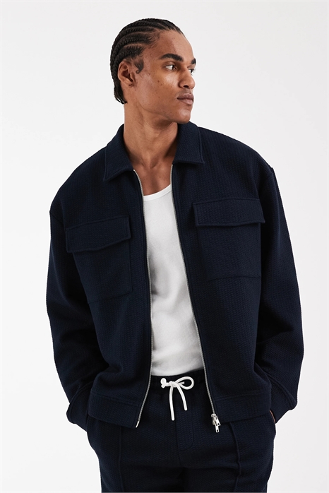 Куртка на молнии свободного кроя артикул 156172516