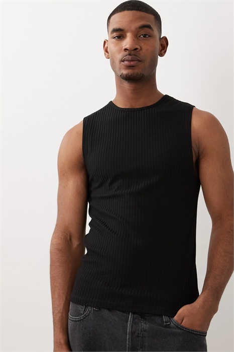 Майка с облегающим кроем артикул 156340557