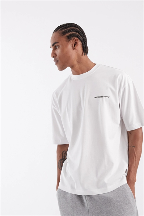 Футболка свободного кроя с надписью артикул 156511036