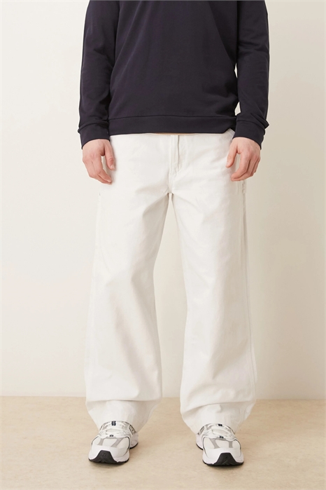 Спортивные брюки-карпентер свободного кроя артикул 154032206