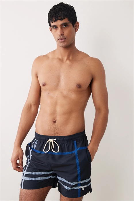 Плавки с логотипом в клетку «Твейн» артикул 154715350