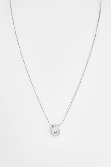 Водонепроницаемое колье с круглым кулоном из расплавленной нержавеющей стали артикул 155536294