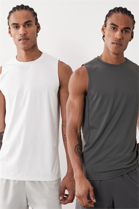 Набор из 2 тренировочных майок Icon из быстросохнущей сетки артикул 153400212