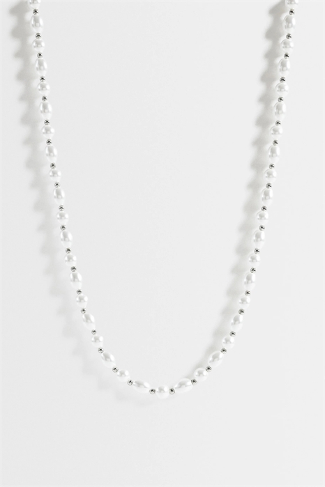 Ожерелье из крупных жемчужин и бусин артикул 155585866