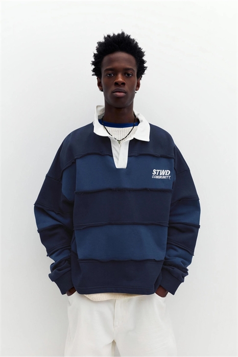 Поло с полосками Stwd артикул 156494504