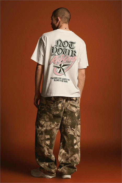 Футболка с коротким рукавом и принтом артикул 155927475