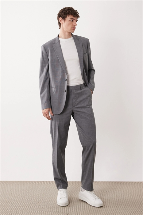 Брюки классического кроя с мелким клетчатым принтом из коллекции «London» co-ord артикул 156178232