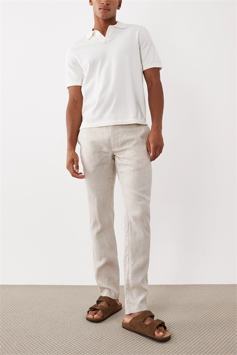 Брюки прямого кроя из 100% льна артикул 156178195