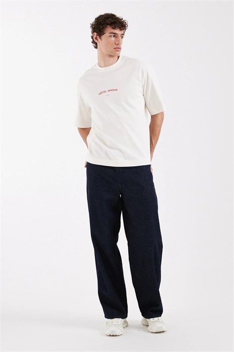 Джинсы свободного кроя артикул 150785707