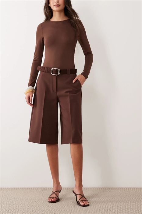 Бермуды с широкими брючинами артикул 155826861