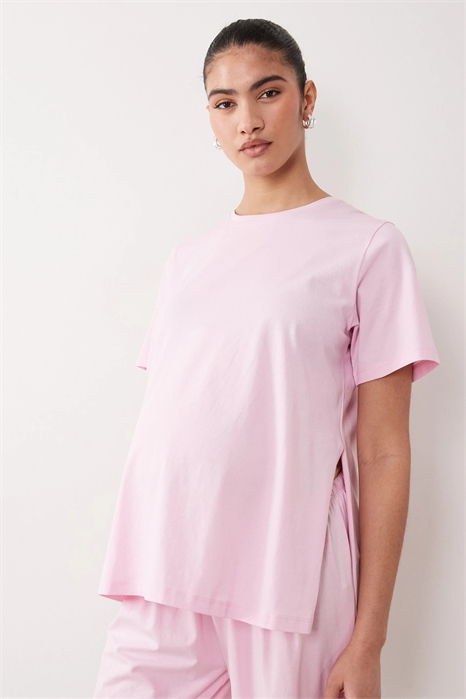 ASOS DESIGN: Хлопковая футболка-пижама свободного кроя для беременных, подходящая для комбинирования с другими вещами артикул 154297814