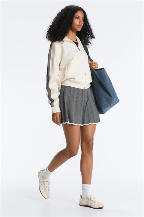 Юбка из трикотажа с плиссировкой «елочка» артикул 156598398