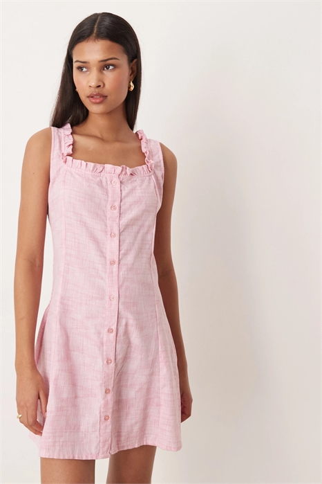 Мини-платье Esmee для пляжа с оборками артикул 153329365