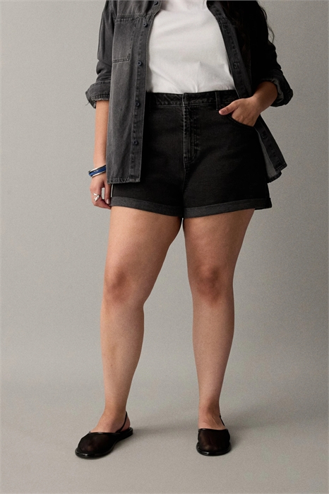 ASOS DESIGN: удобные джинсовые шорты-момики для полных артикул 154868686