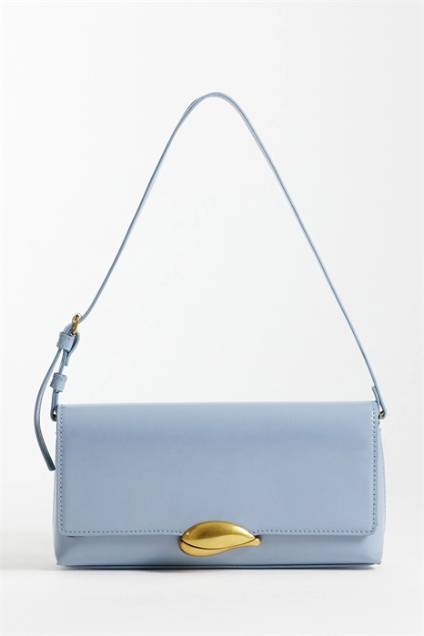 Сумка через плечо с золотой фурнитурой артикул 154608050