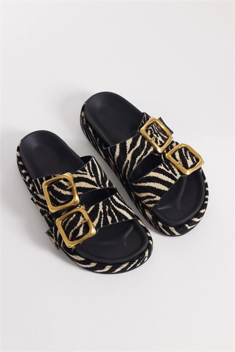 Сандалии Floyd с широкой подошвой и крупной пряжкой артикул 154036995