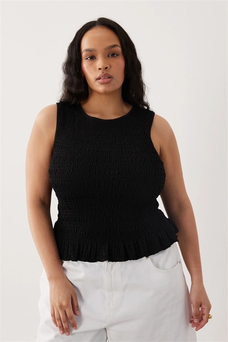 Жилет Brave Soul Curve с сборками и воланами по низу артикул 152117239