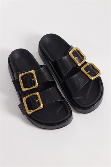 Сандалии Floyd с широкой подошвой и крупной пряжкой артикул 153250586