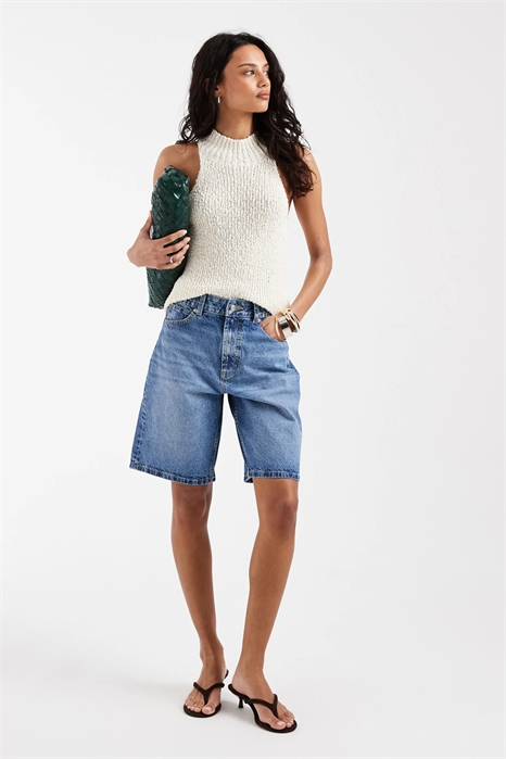 Джинсовые шорты-бермуды из коллекции «Circular Design» артикул 153971908