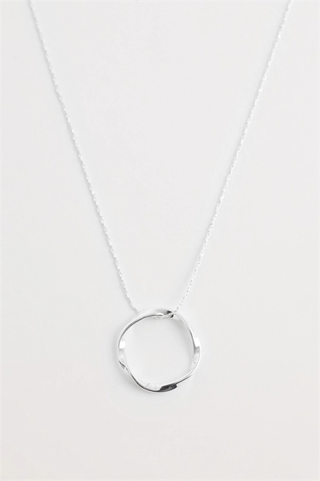 Колье с цепочкой из открытых колец артикул 153836993