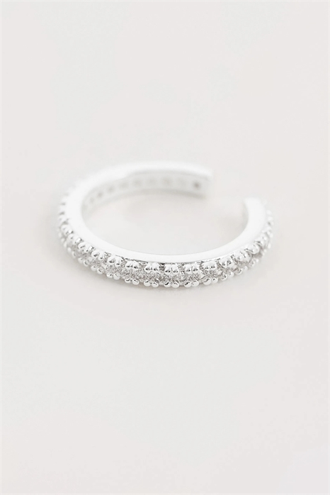 Изысканный серьга-манжета с паве-окантовкой артикул 153837001