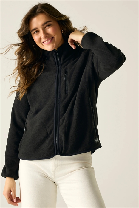 Уютная флисовая кофта Frankie на молнии артикул 154920080