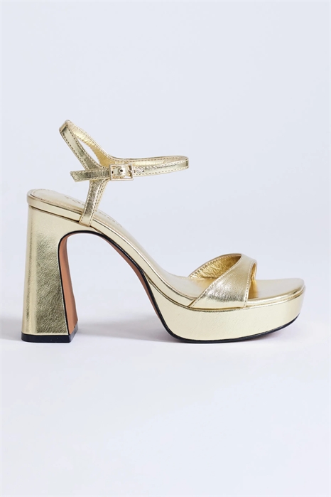 Двухкомпонентные сандалии на платформе от Faye артикул 154642886