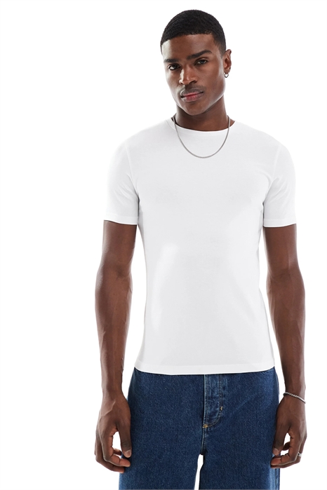 Футболка Essentials с облегающим кроем артикул 120654735