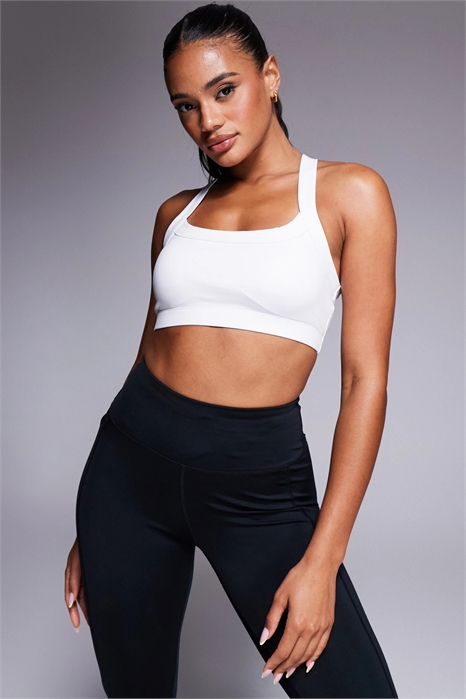 Спортивный бюстгальтер Icon со средней степенью поддержки, квадратным вырезом и регулируемыми бретелями артикул 145945305