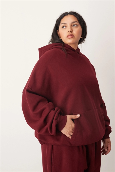 Оверсайз-худи премиум-класса из плотной ткани с капюшоном артикул 144209328