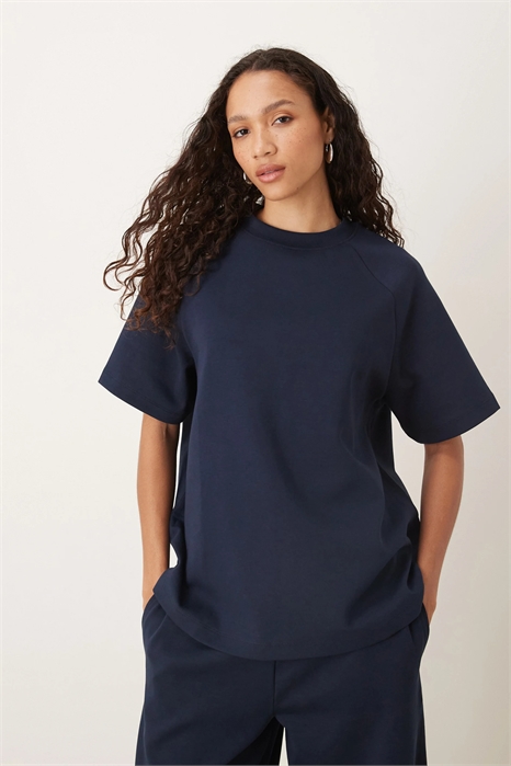 Футболка с рагланными рукавами и перекрещивающимся вырезом co-ord артикул 148035249