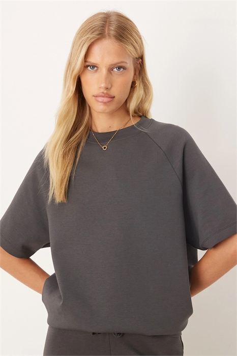 Футболка с рагланными рукавами и перекрещивающимся вырезом co-ord артикул 148035196