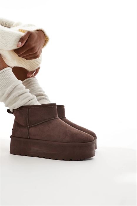 Мини-ботинки на плоской подошве артикул 148661697