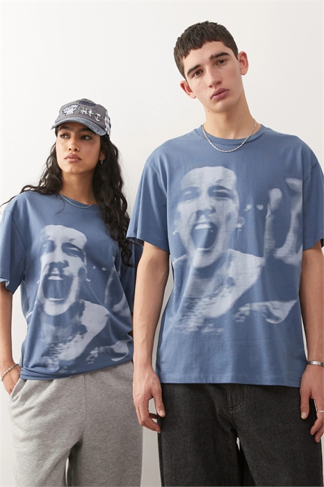 X Унисекс-футболка оверсайз из сериала «Очень странные дела» с принтом Элевен артикул 151782112