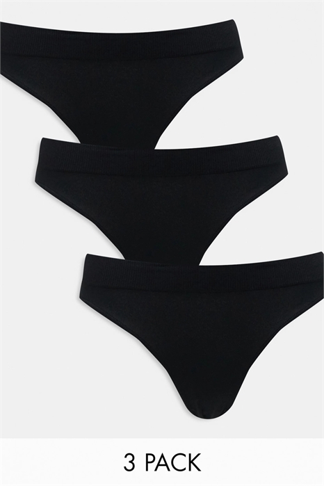 Набор из 3 бесшовных трусиков Cat артикул 134462964