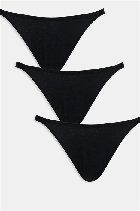 Набор из 3 хлопковых трусиков-танга артикул 141705258