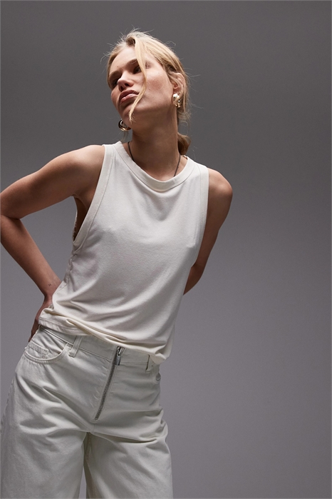 Мягкая свободная майка артикул 141036174