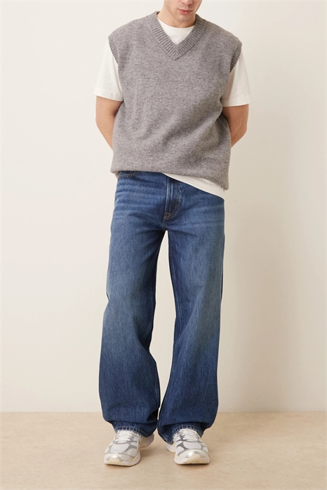 Джинсы-багги артикул 154178661