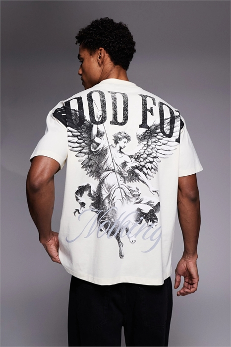 Футболка свободного кроя артикул 153517602